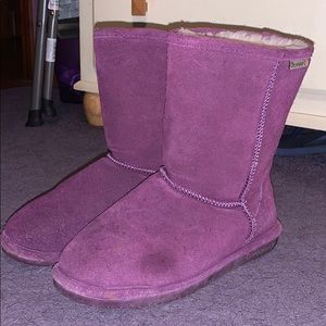 Purple Bear Paw boots